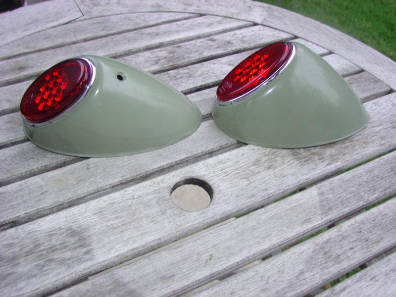 Vintage VW Hella snowflake taillight housings, assemblies, original 1959, US $125.00, image 4