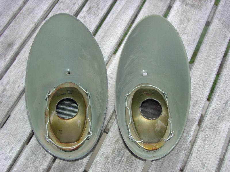 Vintage VW Hella snowflake taillight housings, assemblies, original 1959, US $125.00, image 6