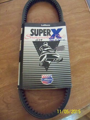 Lemans super x 1039 snowmobile drive belt 1-3/16" x 44-7/8" nos motoski see ad