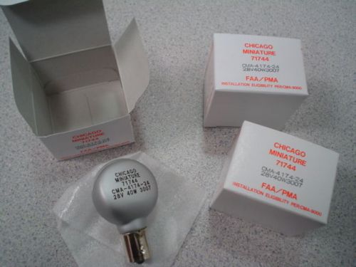 Chicago miniature 71744  cma-4174-24   28v 40w 3007 faa/pma