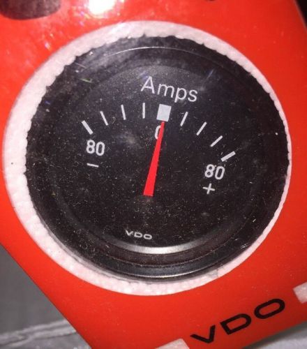 Vdo cockpit international ammeter ampmeter gauge 52mm 2" -/+80a 190-038