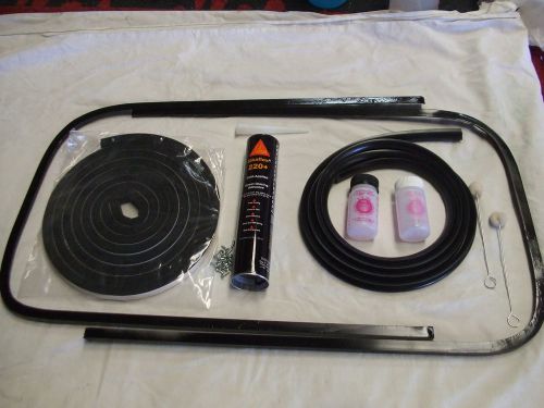 1937 1938 1939 ford one piece curved amd v-butt windshield conversion kit