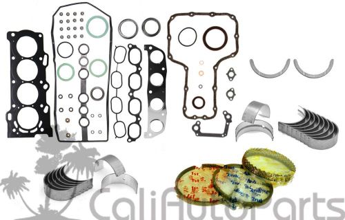 98-99 toyota corolla chevy prizm 1.8l 1zzfe dohc metal head gasket *re-ring kit*