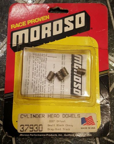 Nos mor37930 -  moroso 37930 offset  .030" chevy cylinder head dowels