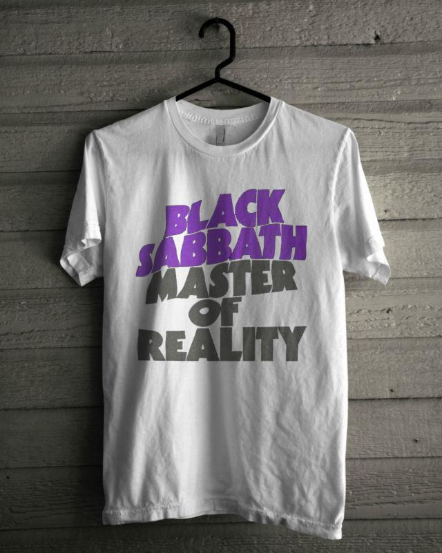 New black sabbath master of reality band music black t-shirt size l (s-3xl av)