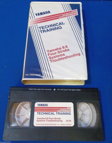 Yamaha 9.9hp four stroke outboard motor starting systems troubleshooting video