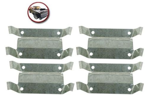1971 mopar cuda barracuda fender gills back mounting plates brackets - brand new