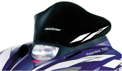 Powermadd - 14120 - cobra windshield, 12.5in. - black/white graphics