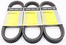 Can am oem maverick belt renegade outlander commander 500 650 800 1000- (3) pack