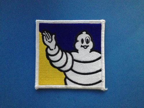 Rare vintage 1970's michelin tires racing suit car club jacket hat patch crest b