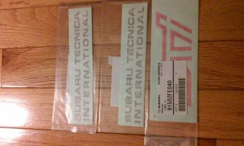 Subaru sti decal tecnica international jdm wrx impreza
