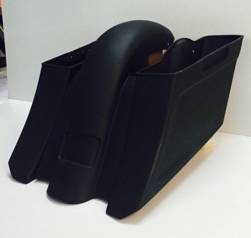 2009-2013 stretched 6&#034; down and out saddlebags and rear fender
