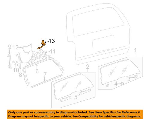 Toyota oem 96-02 4runner back door-window motor 8571035090