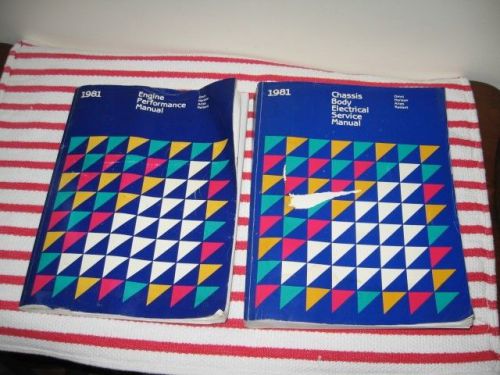 1981 omni horizon aries reliant engine performance &amp; service manuals chrysler