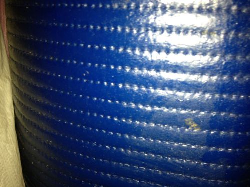 Nos by the yard g &amp; t marine grade deep sea blue lined padded boat 54" vinyl