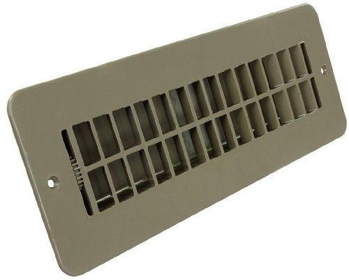 Jr products 288-86-ab-tn-a tan dampered floor register