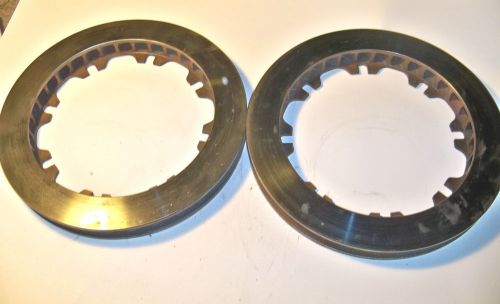 New wilwood rear brake rotors lightweight 8 bolt 1 1/4&#034; thick nascar arca