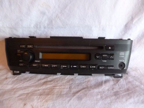 04-06 nissan sentra radio cd player face plate replacement cy08b fp102943