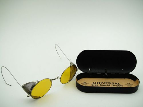 Vintage willson usa industrial safety goggles steampunk hot rod rat old classic