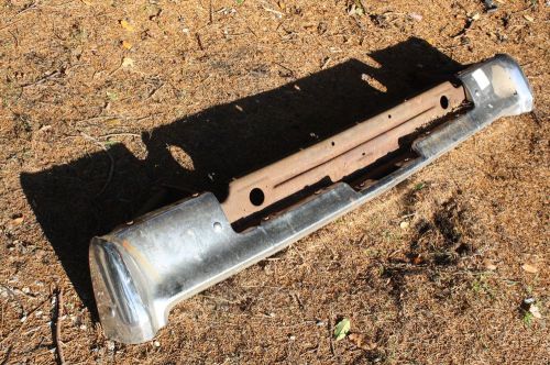 Vintage cheverolet bumper chrome project piece