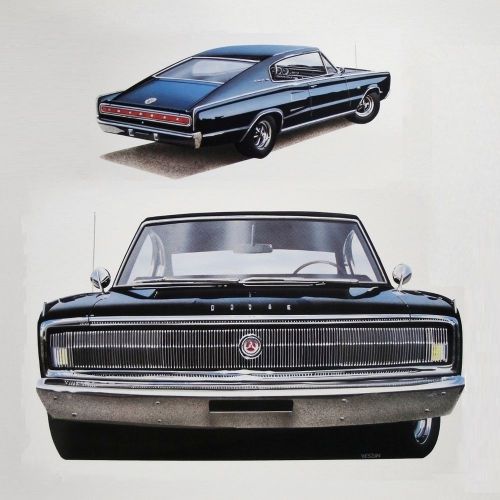 Purchase CHARGER DODGE 1966 1967 NASCAR 426 HEMI 28 CHRYSLER DEALER