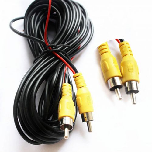 6m extension cord camera video audio cable with reverse trigger line for car cam