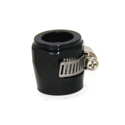 An10 10an -10 10 oil fuel line hose finisher aluminum clamp fittings adaptor bk