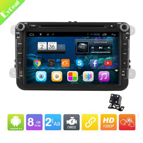 Vw volkswagen 8"e 2 din in dash car dvd player gps nav system audio radio stereo