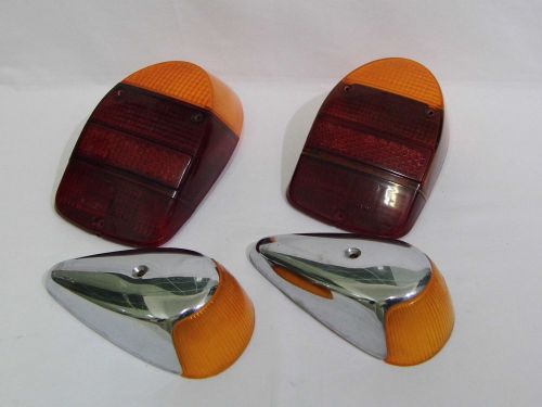 Vintage vw beetle front rear lamp lens hella germany