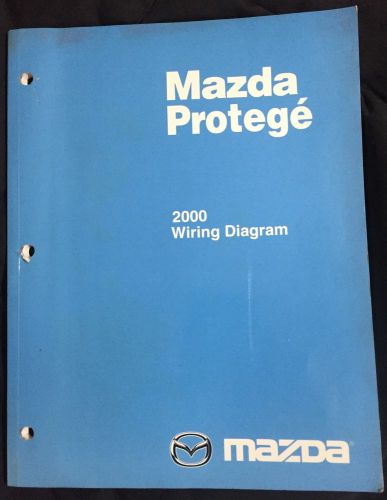 2000 mazda protege factory oem wiring diagram manual