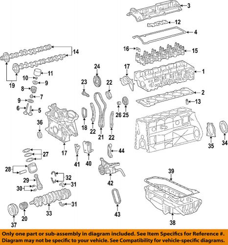 Dodge chrysler oem 03-06 sprinter 2500 camshaft-front cover gasket 5073677aa