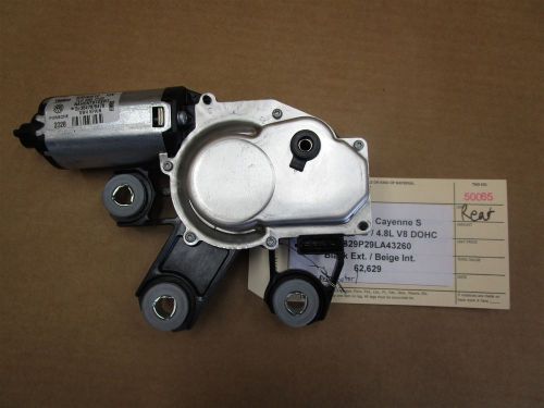 09 cayenne s awd porsche 957 rear wiper motor 7l0955712c 62,629