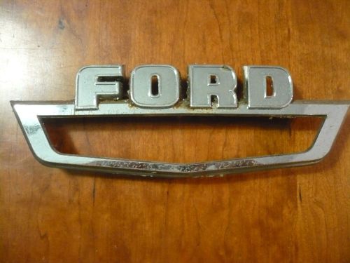 1960's ford truck hood emblem script  c3tb-16a652  vintage 1963 1964 1965