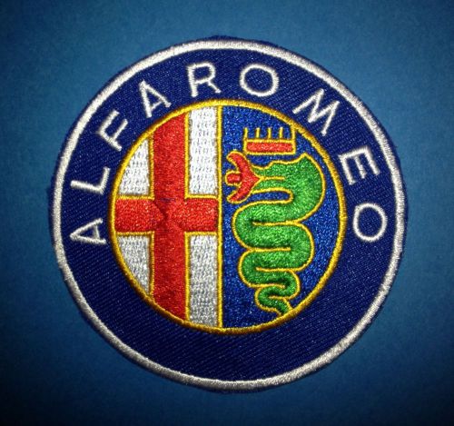 Alfa romeo auto car club iron on hat uniform jacket patch crest a