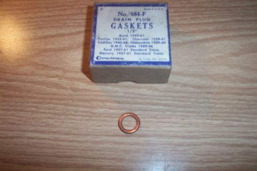 Nors pontiac,chevrolet,cadillac,olds,gmc,ford,mercury 1928-61 oil plug gasket