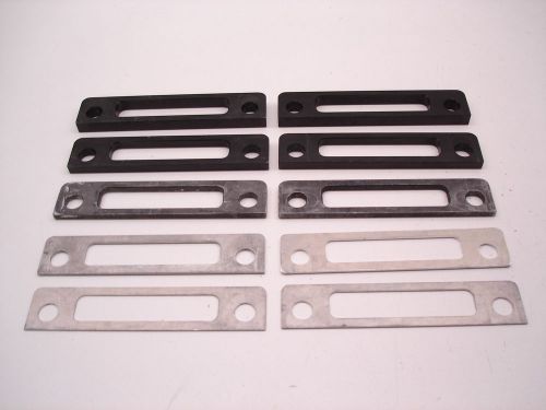 10 nascar billet upper control a-arm shims / spacers 1/16&#034; - 1/2&#034; thick bsr