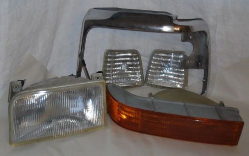 Lot 1992 ford f150 headlight marker light turn signal headlamp bezel auto parts