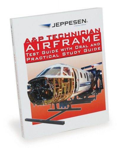 Jeppesen a&amp;p technician airframe test guide &amp; practical study guide js312752 new