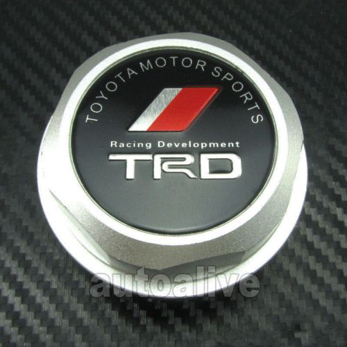 Fuel intake cover tank for toyota lexus scion silver trd engine oil filler cap