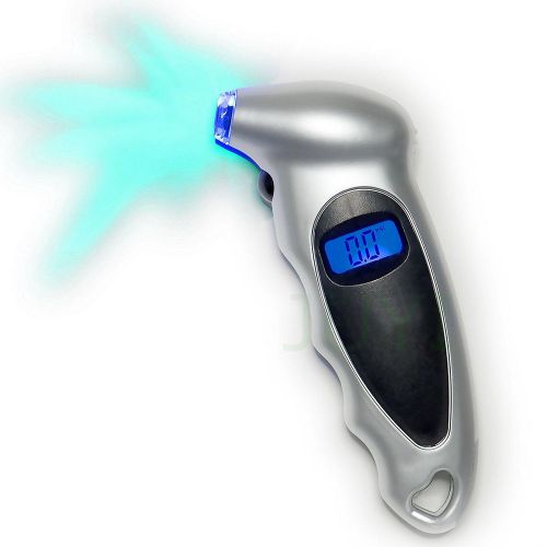 Lcd digital tire tyre air pressure gauge tester for car bike motorcycle 150psi