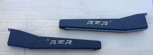 Polaris rzr xp 900 trailing arm guards with 1/2" uhmw on bottom powder coated