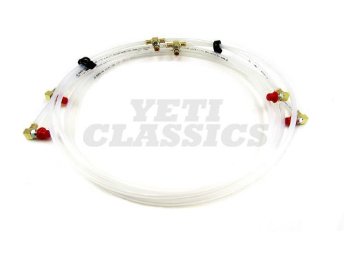 83-93 ford mustang convertible top hose set (upper/lower)