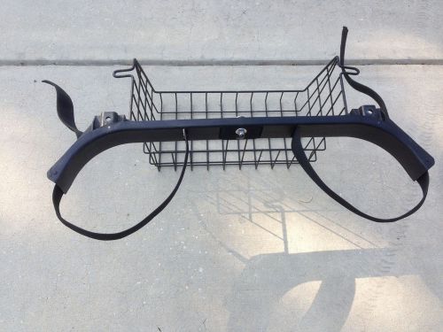 Club car ds golf car sweater basket and golf bag straps