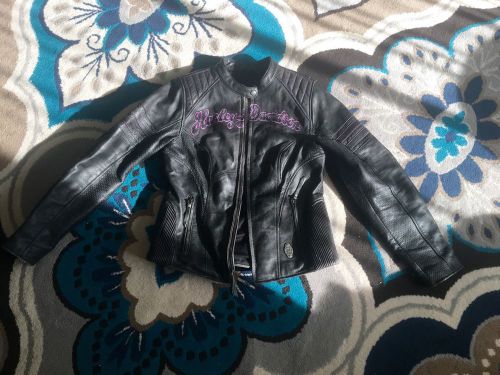 Harley davidson night angel leather jacket size m