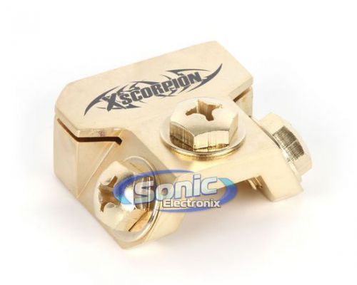 Xscorpion btrg gold-plated any gauge cable battery terminal