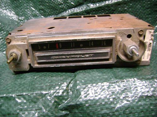 1963 chevy chevrolet bel air biscayne oem radio am