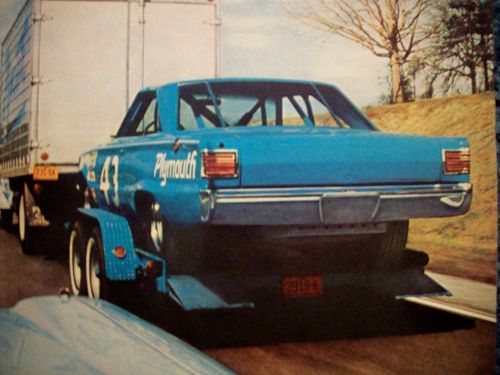 1966 plymouth belvedere richard petty-ad/picture/print 67 68 426 hemi nascar