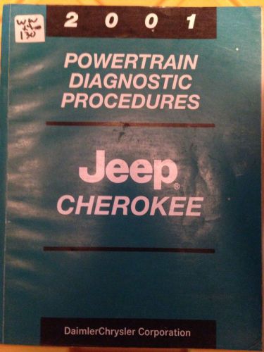 2001 jeep cherokee service shop repair manual set of 4 diagnostics, repair