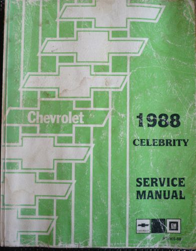 1988 chevy chevrolet celebrity service shop repair manual  oem s-8910-t