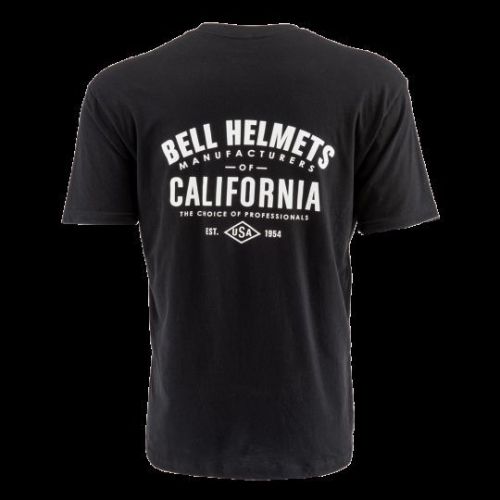 Bell powersports men&#039;s california black premium short sleeve tee t-shirt